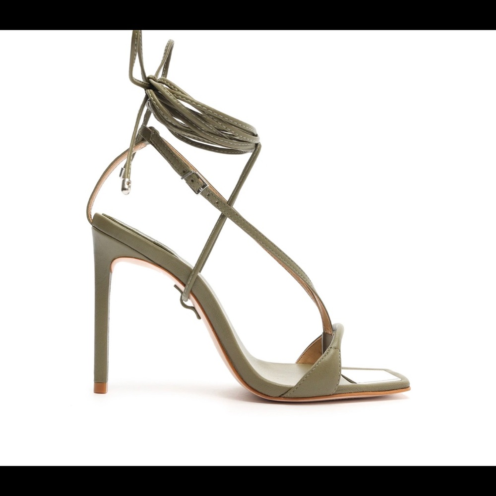 Schutz Vikki Nappa Leather Sandal (worn once)